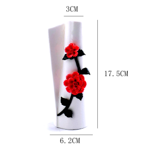 Small Ceramic 3D Floral Vase 3 Designs